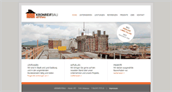 Desktop Screenshot of kronreifbau.com